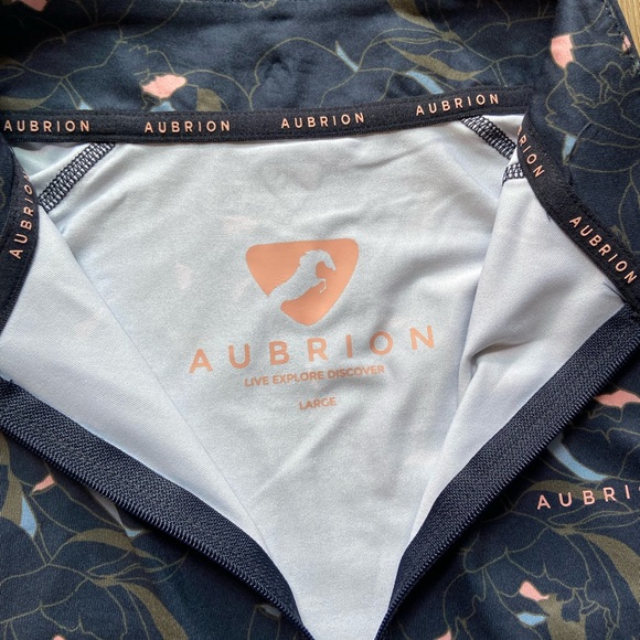 Women’s Aubrion Navy and Pink Long Sleeve Sun Shirt, Size Large. - Picture 4 of 5